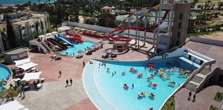 Planuoji kelionę į Tunisas? apsistokite 4 viešbutyje MAHDIA BEACH & AQUA PARK.