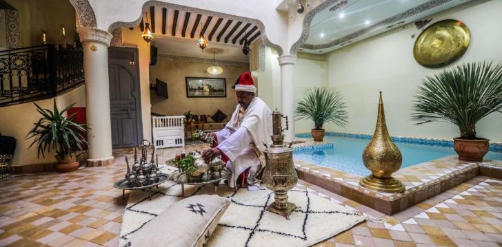 Tavęs laukia poilsis Marokas įsikūrusiame RIAD MILOUDA