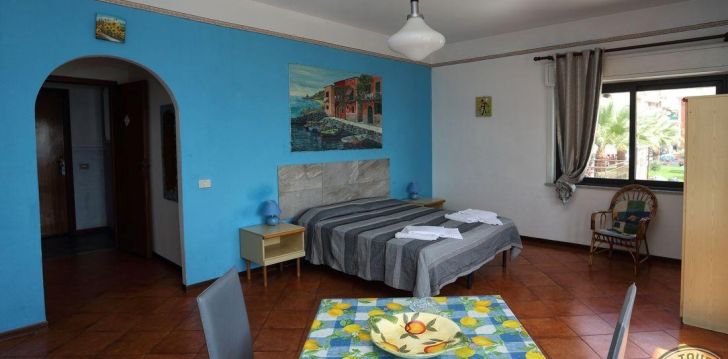 Atostogos Italija – apsistokite viešbutyje VILLA PAMAR APARTHOTEL (GIARDINI NAXOS)