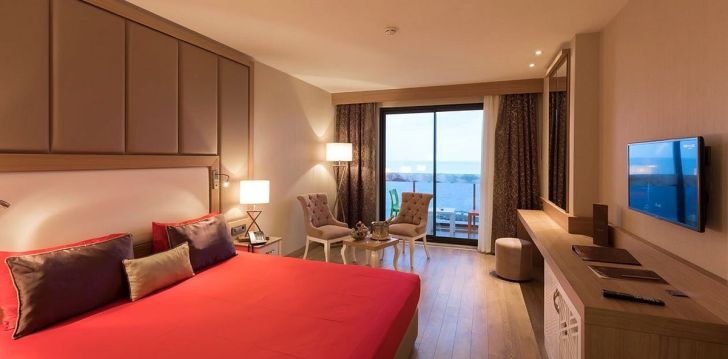 Atostogos Turkijos 5* viešbutyje SIRIUS DELUXE – kokybė, šiuolaikiškas stilius ir puikūs įvertinimai 8