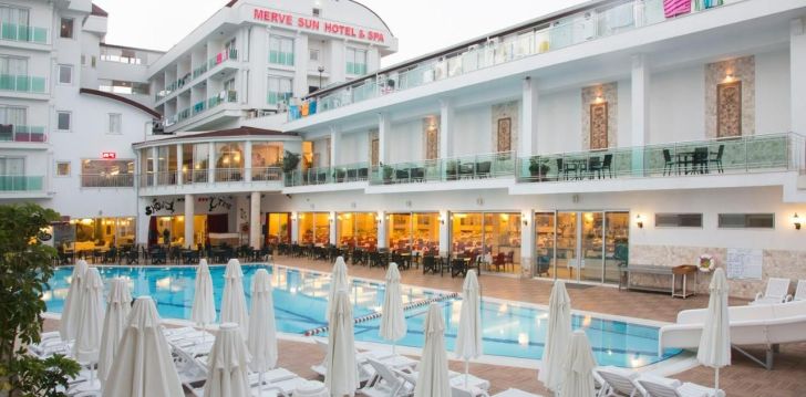 Malonus šeimos poilsis 4* Merve Sun Hotel viešbutyje Turkijoje 5