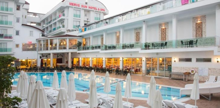 planuoji kelionę į Turkija? apsistokite 4 viešbutyje MERVE SUN HOTEL.