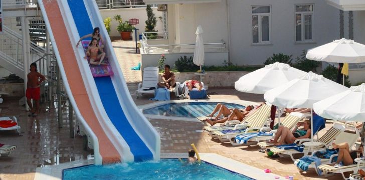 Malonus šeimos poilsis 4* Merve Sun Hotel viešbutyje Turkijoje 10