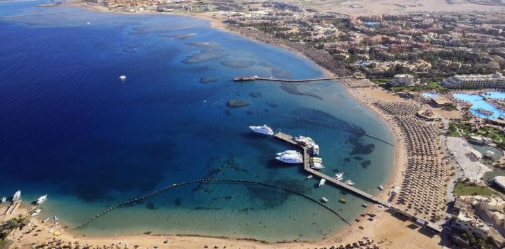 Tavęs laukia poilsis Egiptas įsikūrusiame JAZ MAKADI SARAYA RESORT