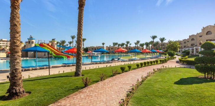 atostogos Egiptas – apsistokite viešbutyje ROYAL LAGOONS RESORT & AQUA PARK