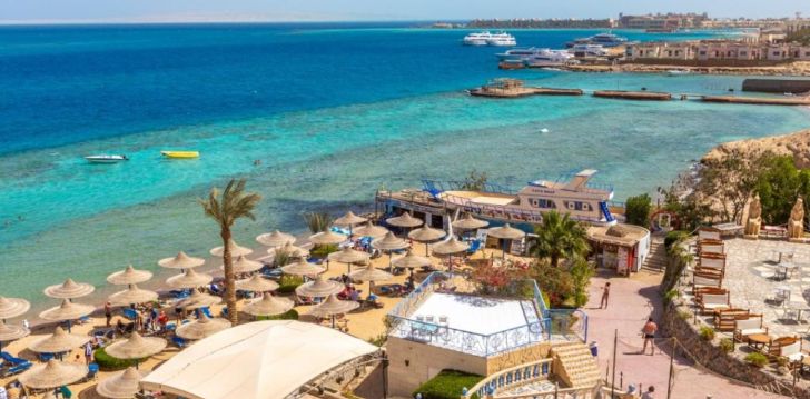 patogus viešbutis jūsų kelionei – 4* KING TUT AQUA PARK BEACH RESORT HURGHADA