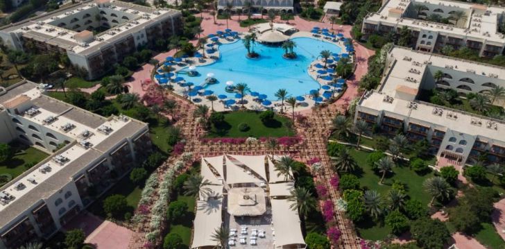 Patogus viešbutis jūsų kelionei – 5* DESERT ROSE RESORT HURGHADA