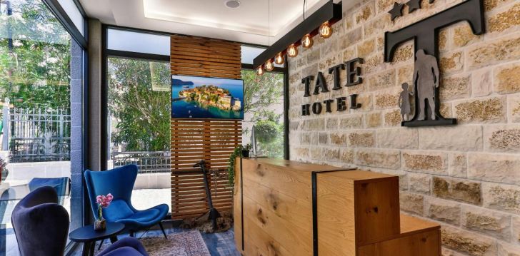 atostogos Juodkalnija – apsistokite viešbutyje TATE BY AYCON BOUTIQUE HOTEL