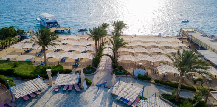tavęs laukia poilsis Egiptas įsikūrusiame KING TUT AQUA PARK BEACH RESORT HURGHADA
