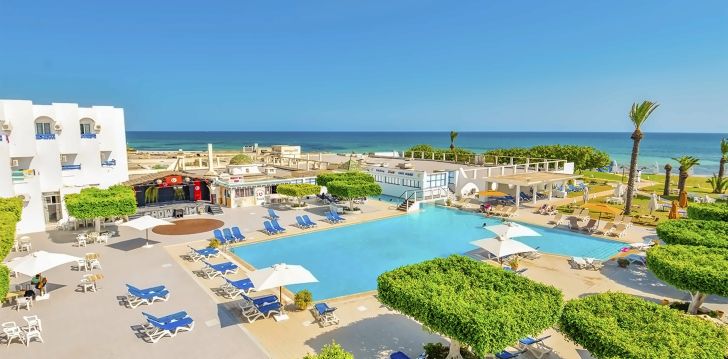 tavęs laukia poilsis Tunisas įsikūrusiame NOVOSTAR BUDGET PYRAMIDES CLUB & SPA