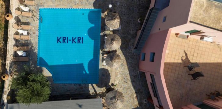 Atostogos Graikija – apsistokite viešbutyje KRI KRI VILLAGE