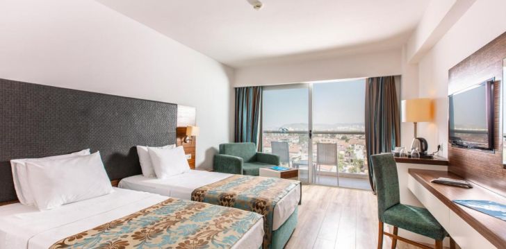 nepraleisk progos pailsėti už gerą kainą - viešbutyje PALM WINGS KUSADASI BEACH RESORT & SPA