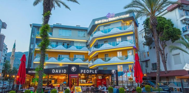 apsistokite ARSI ENFI CITY BEACH viešbutyje už gerą kainą. 