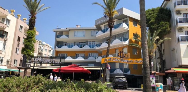 apsistokite ARSI ENFI CITY BEACH viešbutyje už gerą kainą.
