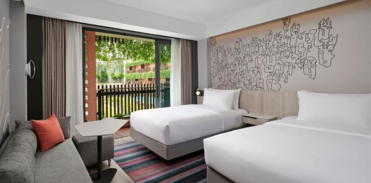 planuoji kelionę į Indonezija? apsistokite 4 viešbutyje ALOFT BALI KUTA AT BEACHWALK. 