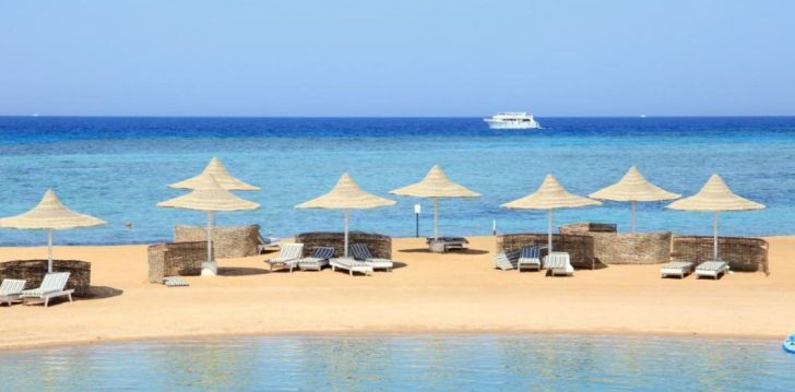 nepraleisk progos pailsėti už gerą kainą - viešbutyje CORAL BEACH RESORT HURGHADA