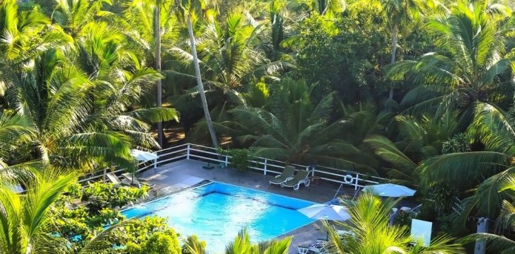 viešbutis 4 dienų pažintinė programa + poilsis 4* LAGOON PARADISE BEACH RESORT įsikūręs Šri Lanka. 