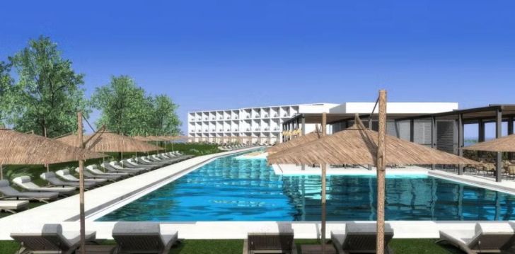 Viešbutis KING EVELTHON BEACH HOTEL & RESORT įsikūręs Graikija. 