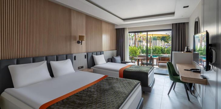 tavęs laukia poilsis Turkija įsikūrusiame SWANDOR HOTELS & RESORTS KEMER (ex. PGS Kiris Resort)