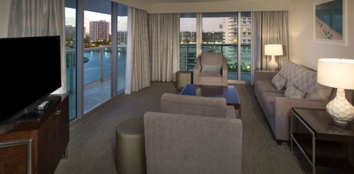 Mėgaukitės baltais paplūdimiais Majamyje, 4* DOUBLETREE RESORT BY HILTON HOLLYWOOD BEACH viešbutyje! 15