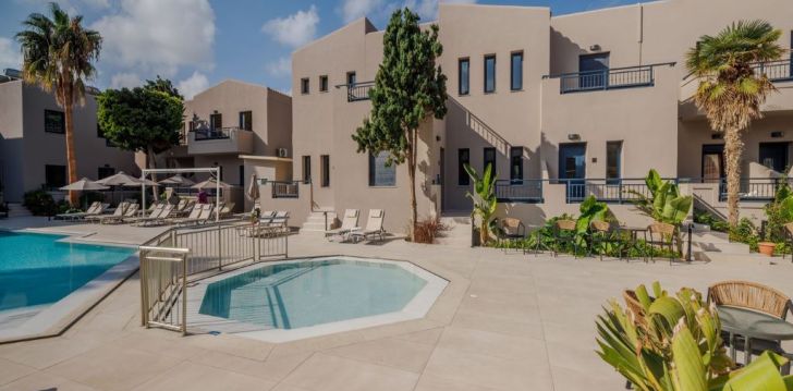 tavęs laukia poilsis Graikija įsikūrusiame BLUE AEGEAN HOTEL AND SUITES