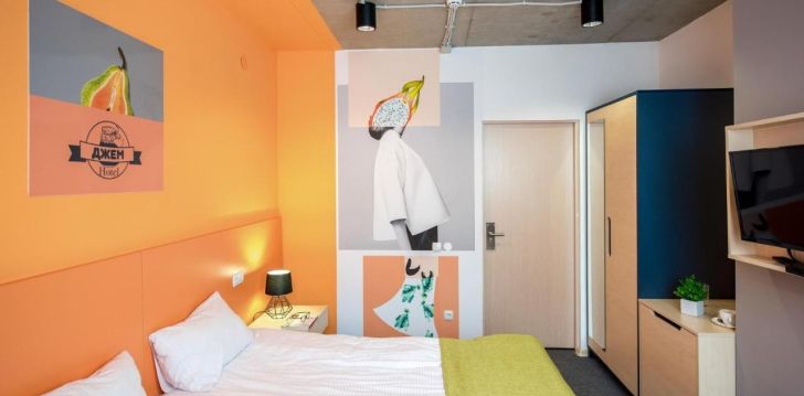 Nepraleisk progos pailsėti už gerą kainą - viešbutyje JAM HOTEL LVIV