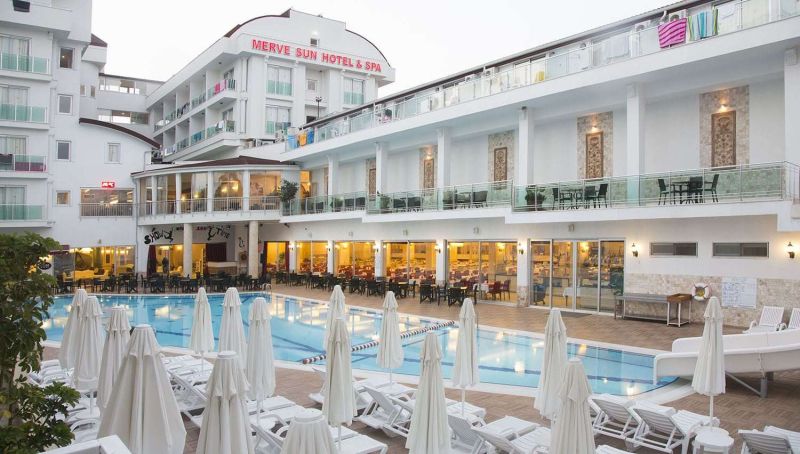 Malonus šeimos poilsis 4* Merve Sun Hotel viešbutyje Turkijoje