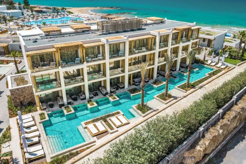 apsistokite MITSIS RINELA BEACH RESORT & SPA viešbutyje už gerą kainą. 